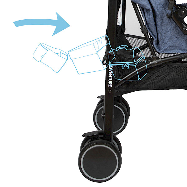 COCHE PASEO ADVENTURE GRIS
 D5012-GREY