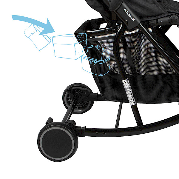 COCHE MECEDOR ROCKING GRIS A609-GREY