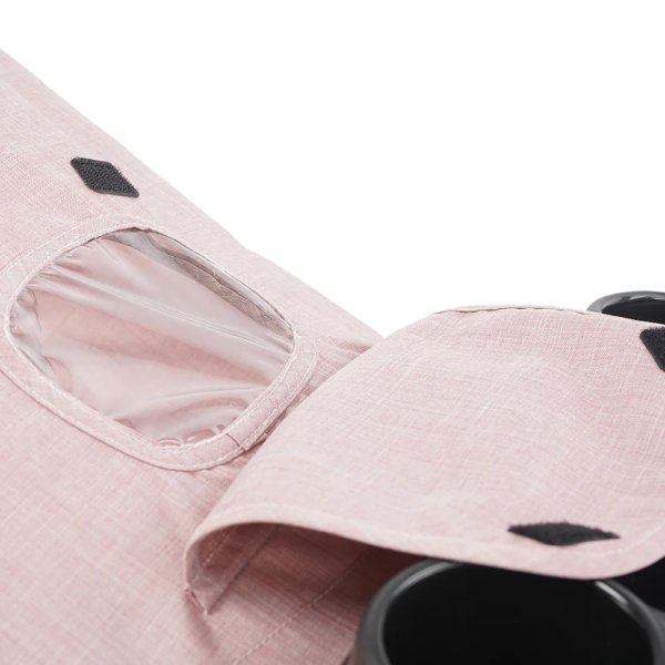 COCHE TIZZY CON CARGUERA Y BASE P60- MELANGE PINK CB