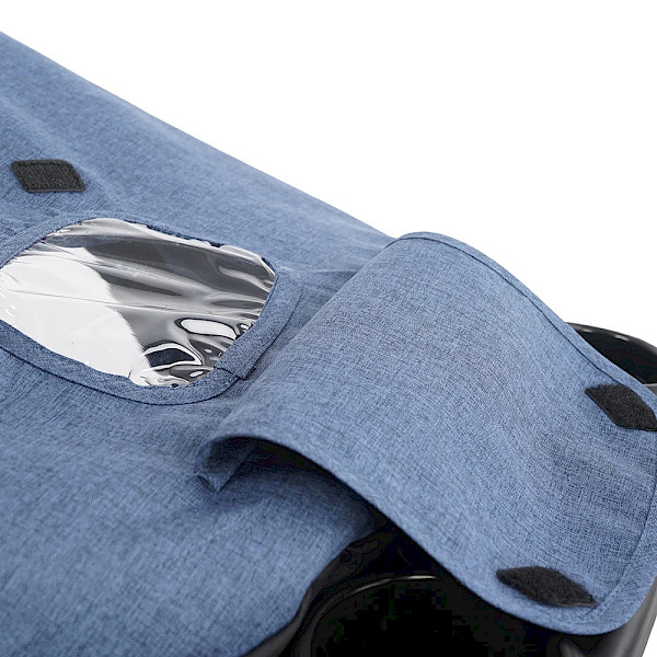 COCHE TIZZY CON CARGUERA Y BASE P60- MELANGE BLUE CB