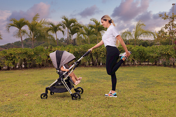 COCHE CON CARGUERA Y BASE / SMART WALK LIGHT GREY AS6111-LIGHT GREY