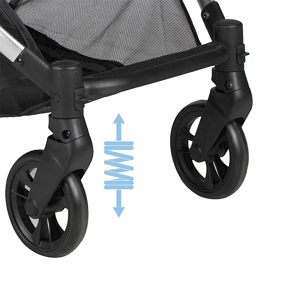 COCHE CON CARGUERA Y BASE / SMART WALK LIGHT GREY AS6111-LIGHT GREY