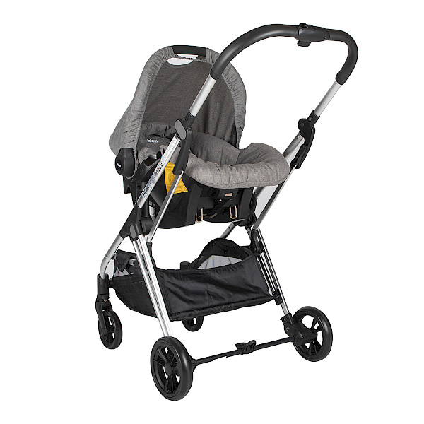 COCHE CON CARGUERA Y BASE / SMART WALK LIGHT GREY AS6111-LIGHT GREY