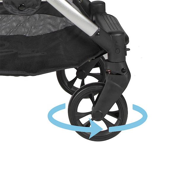 COCHE CON CARGUERA Y BASE / SMART WALK LIGHT GREY AS6111-LIGHT GREY