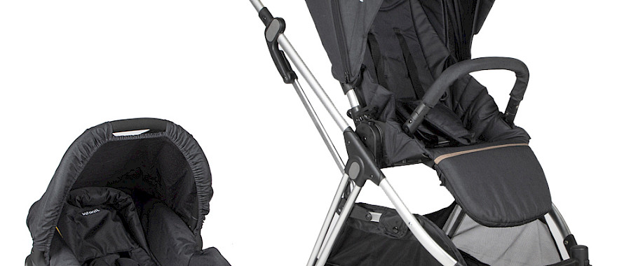 COCHE CON CARGUERA Y BASE / SMART WALK DARK GREY AS6111-DARK GREY