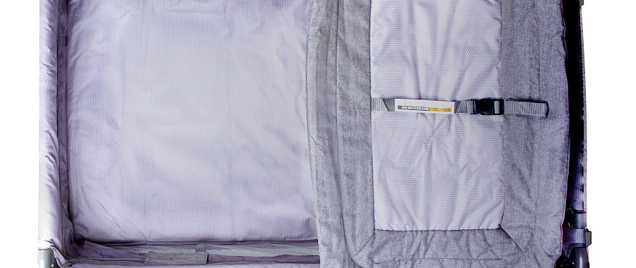 CORRAL CUNA CIELO GREY DOTS KDD-930 GREY DOTS