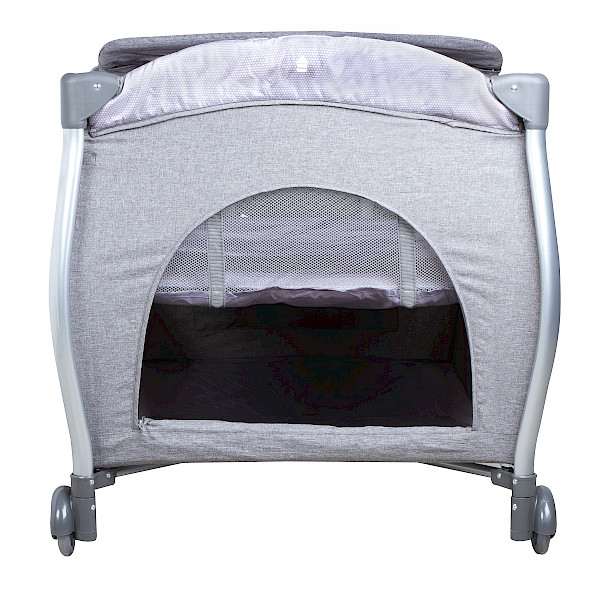 CORRAL CUNA CIELO GREY DOTS KDD-930 GREY DOTS